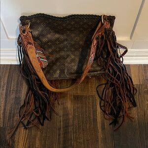 Large Louis Vuitton Fringe Bag